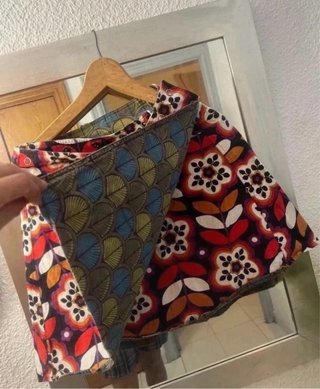 Falda Lingam Estampado Vintage