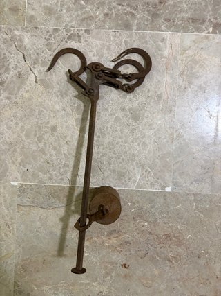 Balanza Romana Antigua de Hierro Forjado