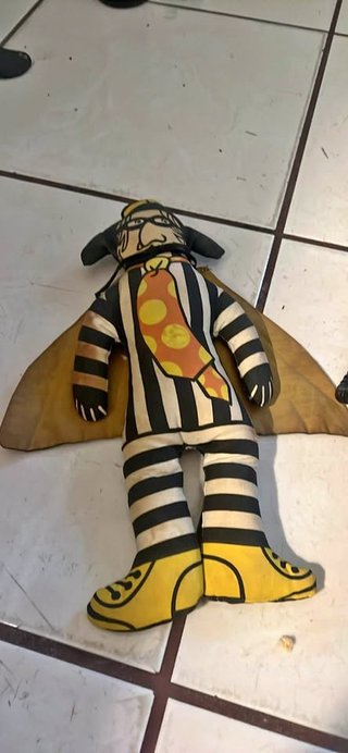 Muñeco de tela Hamburglar de McDonald's
