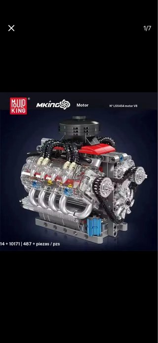 Set de Construcción Motor V8