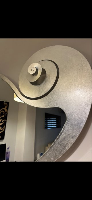 Espejo Decorativo Plateado