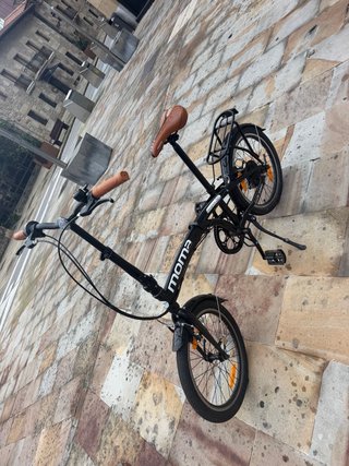 Bicicleta Plegable Moma Bikes Negra