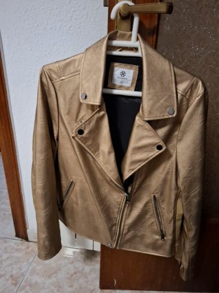 Cazadora Mujer Shuenero Dorada Talla L