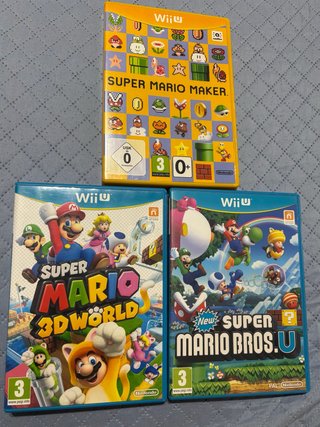 4 Juegos Nintendo Wii U (Mario + NintendoLand)