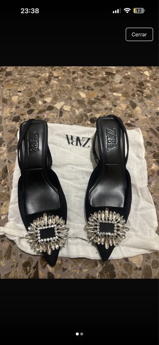 Zapatos de fiesta Zara negros