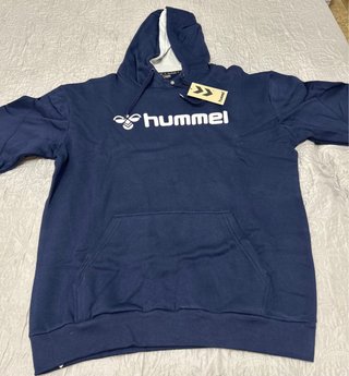Sudadera Hummel Azul con Capucha