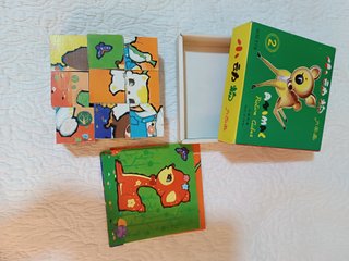 Puzzle de Cubos Animales