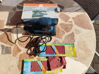 Lijadora Orbital con Pack de Lijas