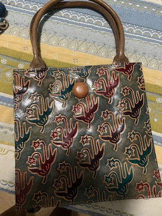 Bolso de mano con estampado floral