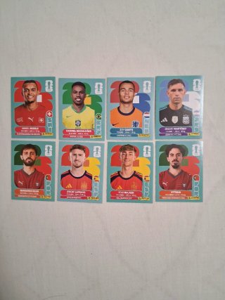 8 Stickers Panini Mundial FIFA 2026