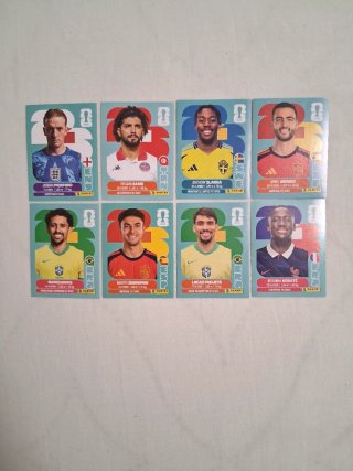 8 Stickers Panini Mundial FIFA 2026