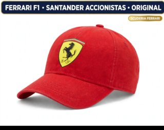 Gorra Ferrari F1 Scuderia Santander