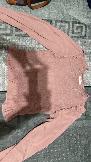 Blusa rosa Mango