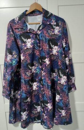 Vestido Camisero Novia de Frankenstein