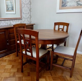 Mesa salón y sillas