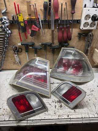 Faros traseros blancos BMW E46 Berlina