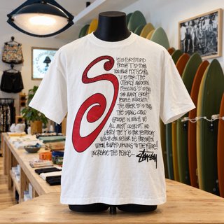 Camiseta Stüssy blanca XL con estampado