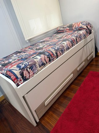 Mueble Cama con Cajones Inferiores