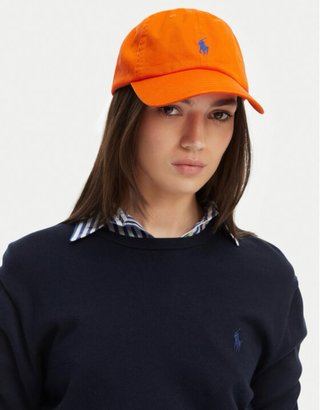 Gorra Polo Ralph Lauren Naranja usada.