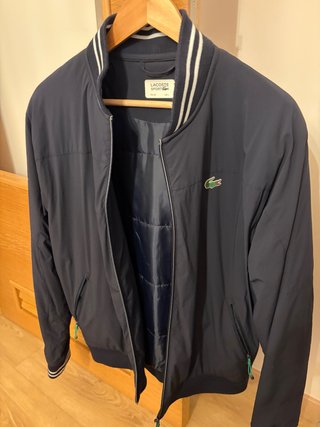 Cazadora Bomber Lacoste Azul