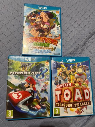 Lote 3 Juegos Wii U