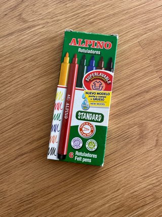 Set de 6 Rotuladores Alpino