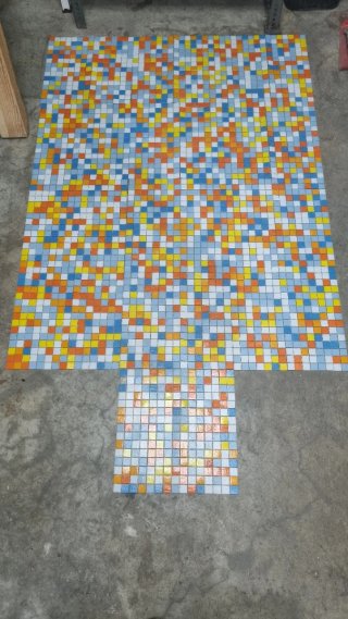 Lote de Azulejos Mosaico Multicolor,13 baldosas