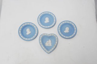 Conjunto 4 platos porcelana inglesa