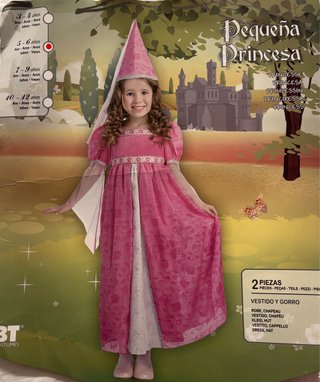 Disfraz de Princesa Infantil (5-6 años)