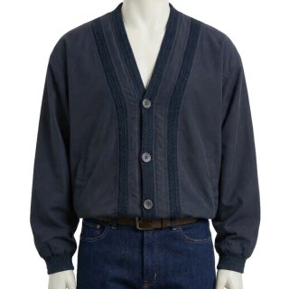 Chaqueta tipo cárdigan azul talla XL