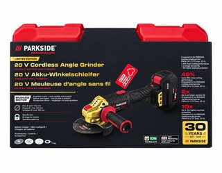 Amoladora Angular Parkside Performance 20V