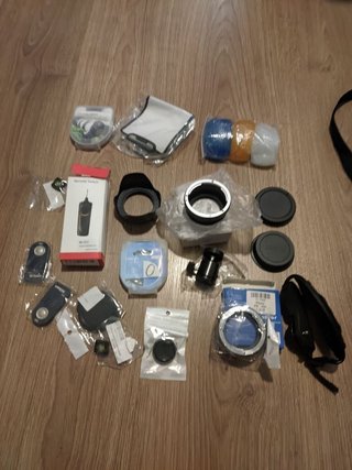 Material fotografia adaptadores filtros rotula