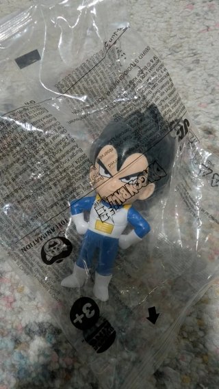 Figura Vegeta Dragon Ball Burger King
