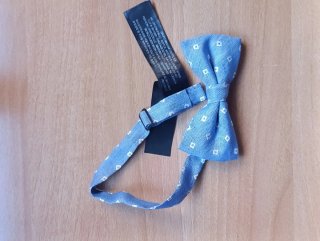 Pajarita Azul con Estampado nueva