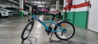 Bicicleta Infantil Btwin Turquesa