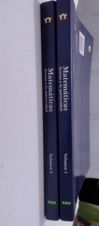 2 libros de matemáticas para el acceso a la univer