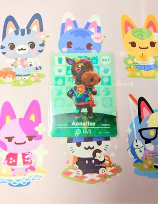 Carta Amiibo Animal Crossing Annalise