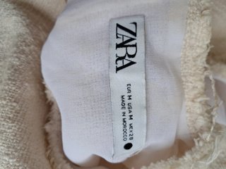 Vestido Zara Beige Talla M