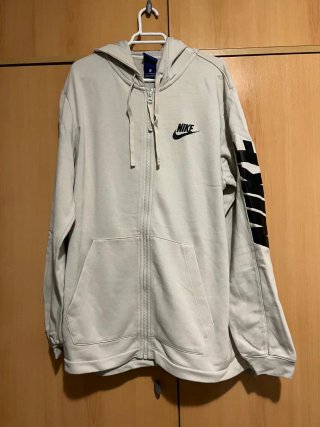 Chaqueta con capucha Nike Beige