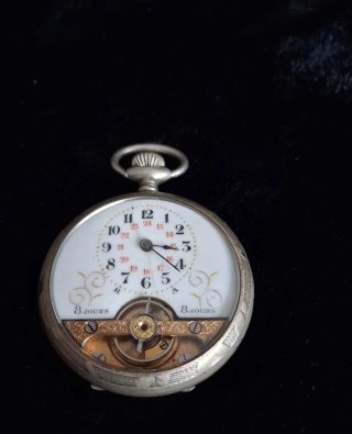 Reloj de Bolsillo Antiguo 8 Jours