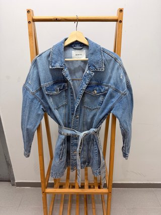 Chaqueta Vaquera Stradivarius Azul Talla S