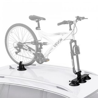 Portabicicletas con ventosas para 1 bici, aluminio