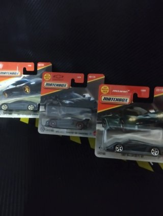 Set de 3 Coches Matchbox deportivo