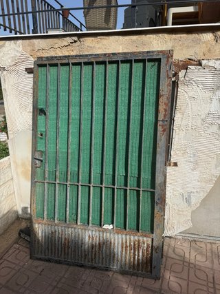 Puerta de Garaje de Hierro de 2 Hojas