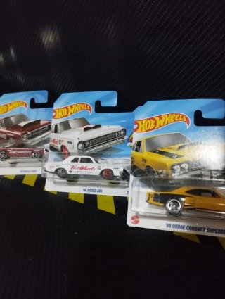 Set de 3 Coches Hot Wheels Dodge