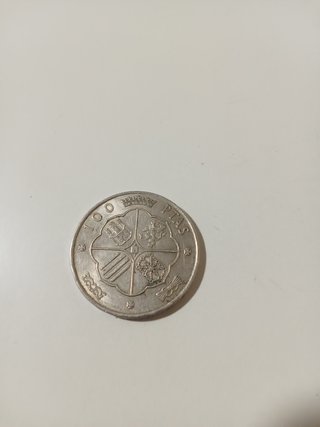 Moneda de 100 Pesetas de Plata