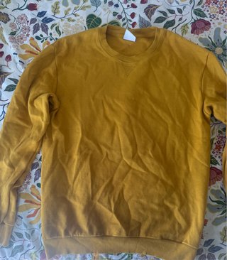 Sudadera Zara Amarilla Talla S