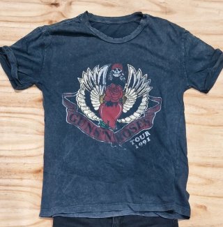 Lote mujer 4 prendas Guns N Roses Zara MNG