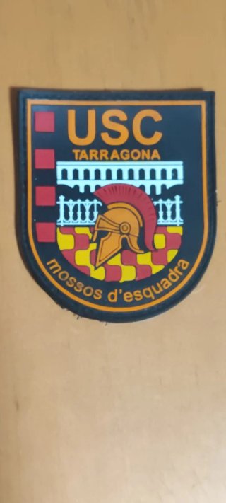 Parche USC Tarragona Mossos d'Esquadra