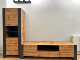 Mueble TV Muebles.es Roble Wotan y Antracita
